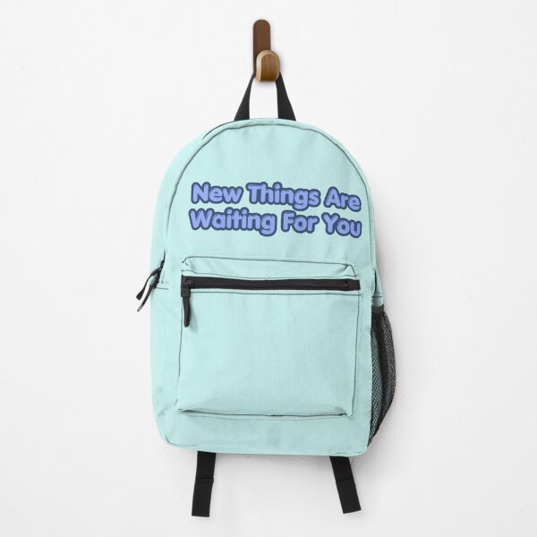 Item preview, New Things Are Waiting For You Text Stickers Prints Posters Wall Art Magnet Home Coffee Cup Decoration TShirt Stationary Notebook Magnet Hat Kitchen Work School Office Redbubble Shop designed and sold by Saritas Boutique Shop.