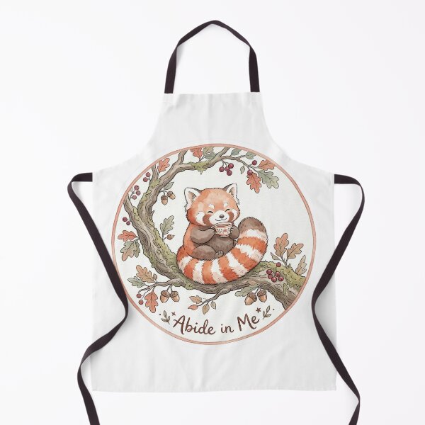 Item preview, Christian Cottagecore Red Panda Tea Tree Tote Bag John 15 Abide in Me Bible Verse Faith Gift designed and sold by Small & Beloved.