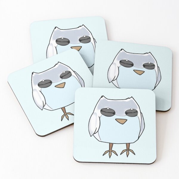 Item preview,  - snow owl - Frosted forest - blue - designed and sold by echoztarrr.