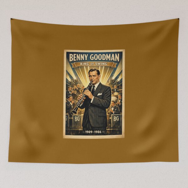 Item preview, Benny Goodman Vintage Poster designed and sold by Halifaxartguy.