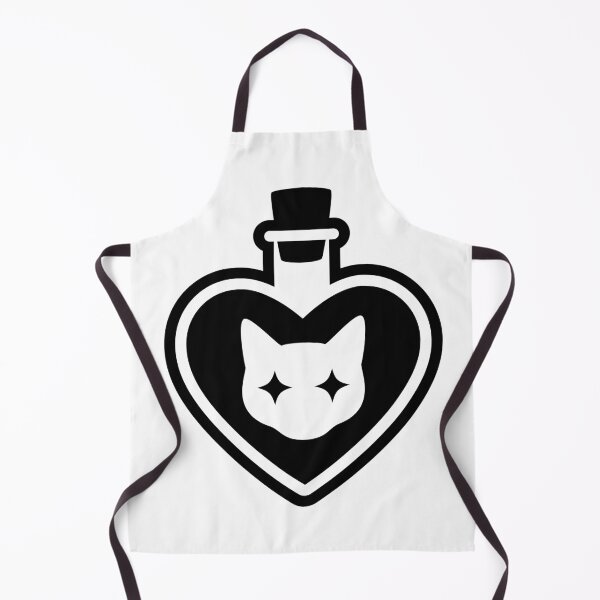 Item preview, Minimalist Black Cat Cartoon - The Potion of True Love designed and sold by ZUMERI.