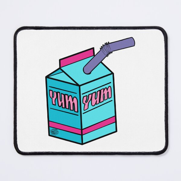 Item preview, Yum Yum Milk Carton Pop Art | Cheeky Fun Straw Sipper designed and sold by XnakedartistX.