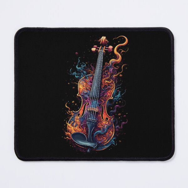 Item preview, Abstract Watercolor Violin Art Fluid Color Swirl Music designed and sold by UrbanPrts.