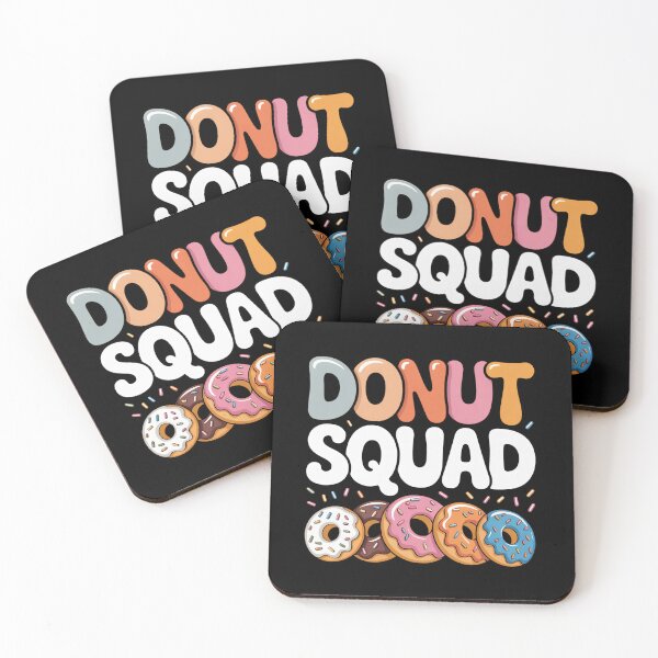 Item preview, Donut Squad: Funny Donut Lover Clipart Birthday Party Sweet Dessert Bakery Art designed and sold by NewaveBoutique.