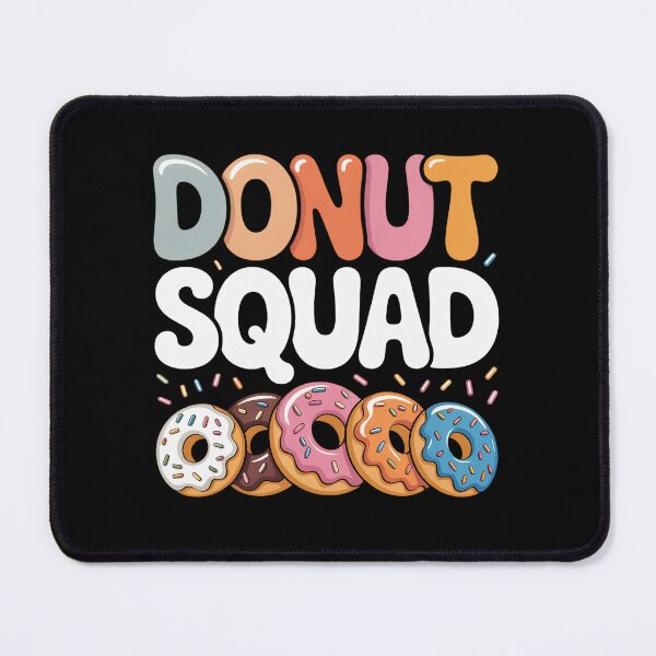 Item preview, Donut Squad: Funny Donut Lover Clipart Birthday Party Sweet Dessert Bakery Art designed and sold by NewaveBoutique.
