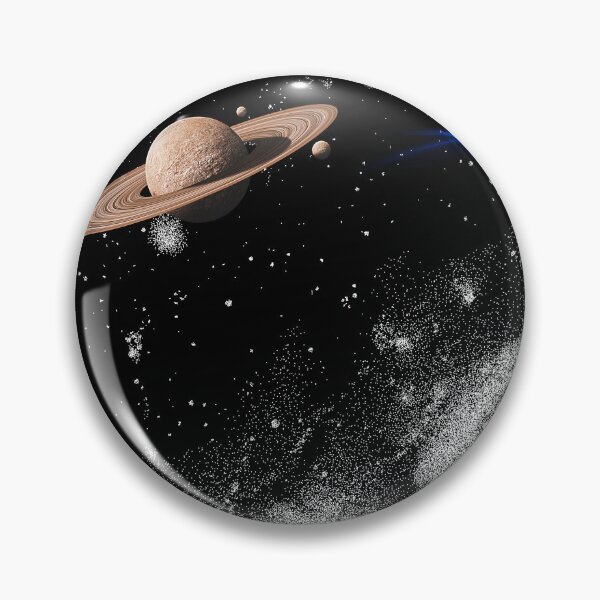 Item preview, Deep cosmic spiral – saturn galaxy nebula void. designed and sold by FahdSpaceArt.
