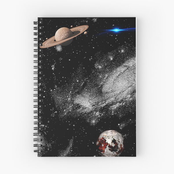 Item preview, Deep cosmic spiral – saturn galaxy nebula void. designed and sold by FahdSpaceArt.