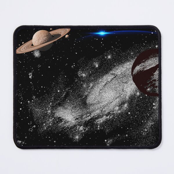 Item preview, Deep cosmic spiral – saturn galaxy nebula void. designed and sold by FahdSpaceArt.