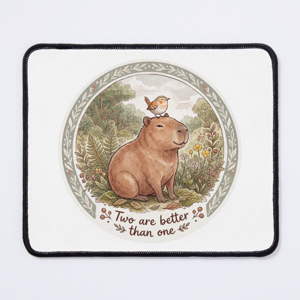 Item preview, Christian Cottagecore Capybara Bird Tote Bag Ecclesiastes 4 Two Are Better Bible Verse Gift designed and sold by Small & Beloved.