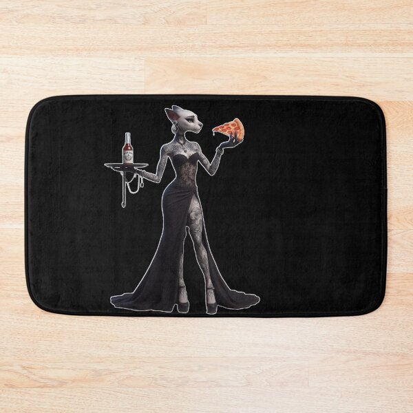Item preview, Dark Glamour Sphynx Cat in Evening Gown designed and sold by LujziWorld.