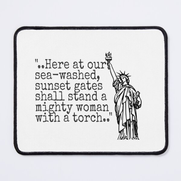 Item preview, New Colossus Quote Lady Liberty Independence Day July 4th  designed and sold by MimsTees.