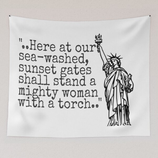 Item preview, New Colossus Quote Lady Liberty Independence Day July 4th designed and sold by MimsTees.