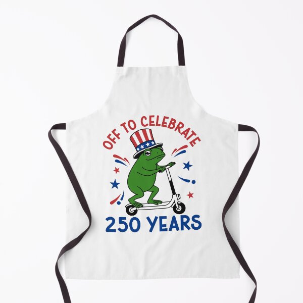 Item preview, Off To Celebrate 250 Years 4th of July America 250 Frog USA Semiquincentennial 250th Anniversary designed and sold by gunaone-design.
