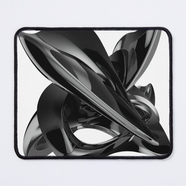 Item preview, 3D Black Abstract Sculpture: 9 Elegant and Captivating Futuristic Creations designed and sold by UNIVERS MILDA.