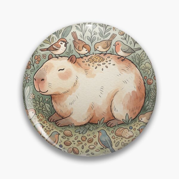 Item preview, Christian Cottagecore Capybara Birds Meal Tote Bag Psalm 23 He Sets a Table Bible Verse Gift designed and sold by Small & Beloved.