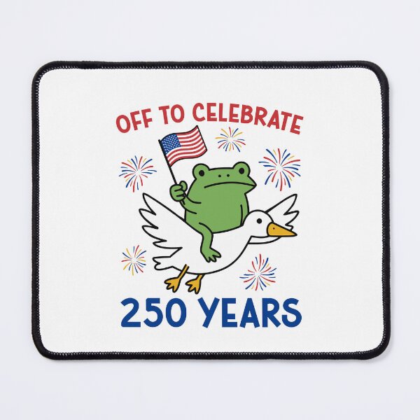 Item preview, Off To Celebrate 250 Years Patriotic Goose 4th of July America 250 USA Semiquincentennial 250th Anniversary designed and sold by gunaone-design.