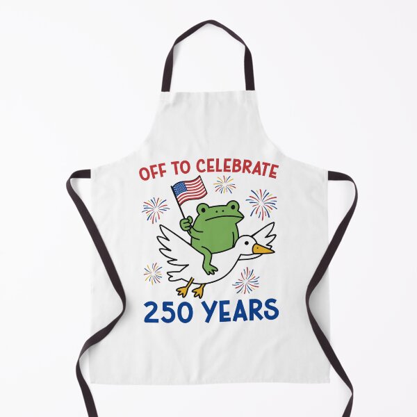 Item preview, Off To Celebrate 250 Years Patriotic Goose 4th of July America 250 USA Semiquincentennial 250th Anniversary designed and sold by gunaone-design.
