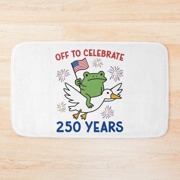 Item preview, Off To Celebrate 250 Years Patriotic Goose 4th of July America 250 USA Semiquincentennial 250th Anniversary designed and sold by gunaone-design.