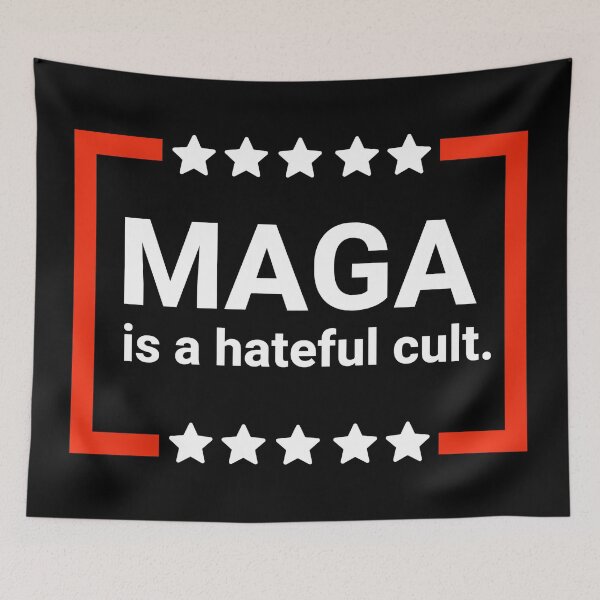 Item preview, MAGA is a hateful cult.  designed and sold by Rachel the Artist .