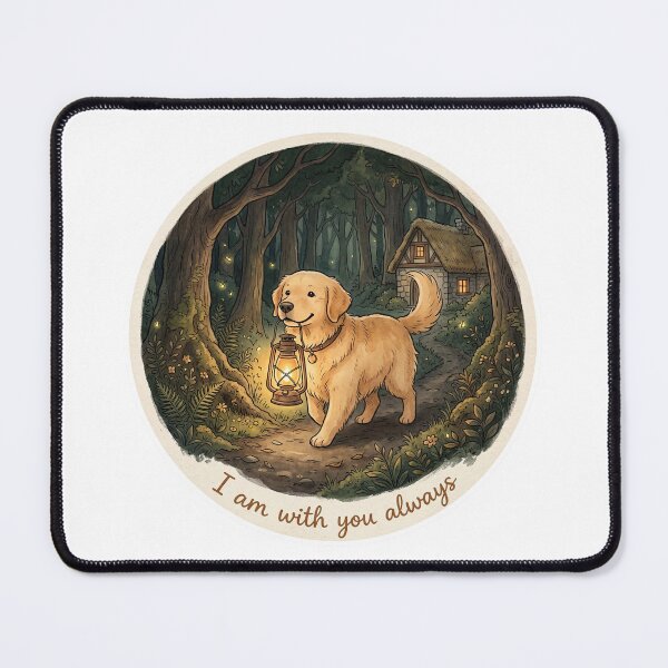 Item preview, Christian Cottagecore Golden Retriever Lantern Tote Bag Matthew 28 I Am With You Bible Verse designed and sold by Small & Beloved.