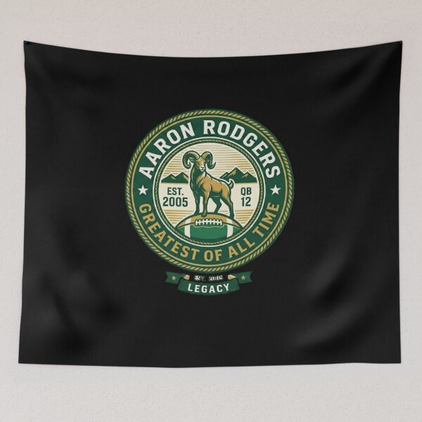Item preview, GOAT Rodgers | Celebrating an NFL Quarterback Icon designed and sold by ThatFootball12.