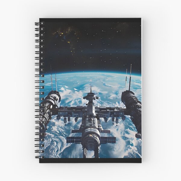 Item preview, Futuristic Space Station Earth Orbit designed and sold by Amr Siam.