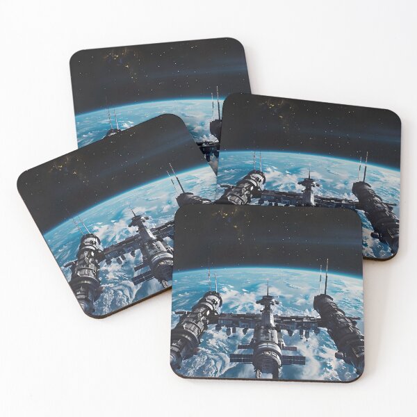 Item preview, Futuristic Space Station Earth Orbit designed and sold by Amr Siam.