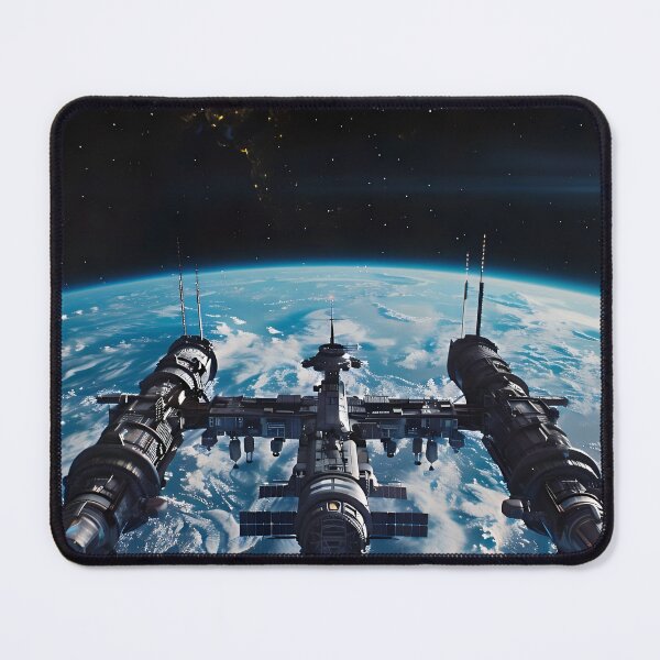 Item preview, Futuristic Space Station Earth Orbit designed and sold by Amr Siam.