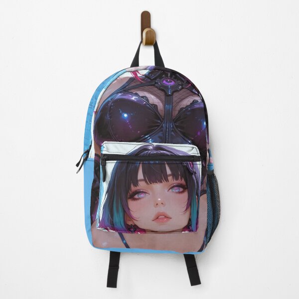 Item preview, Neon City Cyber Waifu — Cyberpunk Anime Digital Illustration designed and sold by Planet Utoppia.