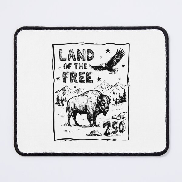 Item preview, Land of The Free 250 Years 4th of July Patriotic America 250th Anniversary designed and sold by gunaone-design.
