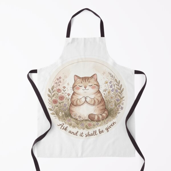 Item preview, Christian Cottagecore Cat Prayer Tote Bag Matthew 7 Ask and It Shall Be Given Bible Verse Gift designed and sold by Small & Beloved.