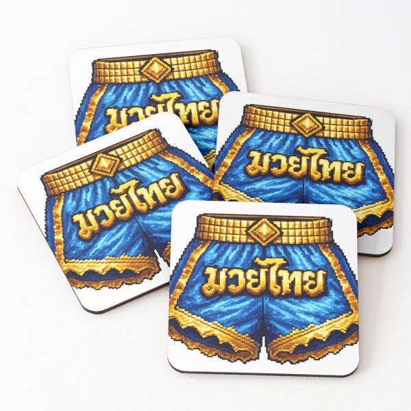 Item preview, 16-Bit Retro Arcade Muay Thai Shorts designed and sold by redsharkuk.
