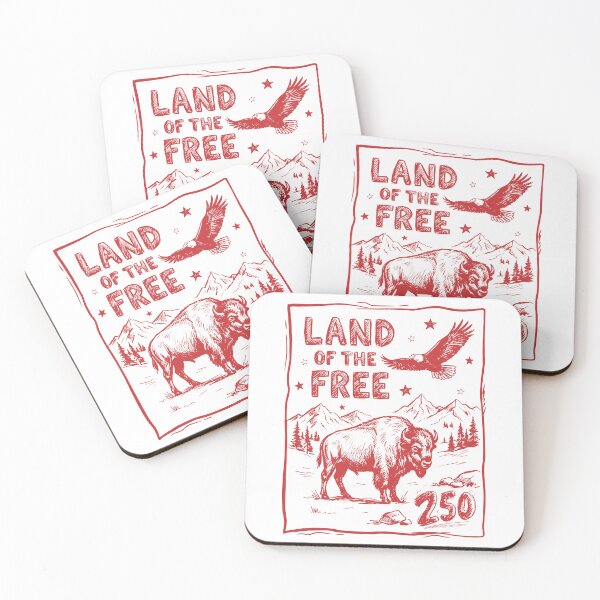 Item preview, Land of The Free 250 Years 4th of July America 250th Anniversary designed and sold by gunaone-design.