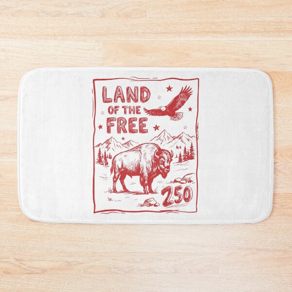 Item preview, Land of The Free 250 Years 4th of July America 250th Anniversary designed and sold by gunaone-design.