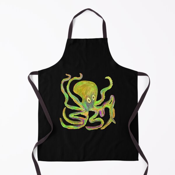Item preview, Creepy Lime Green and Purple Octopus designed and sold by TheWorldFamous.