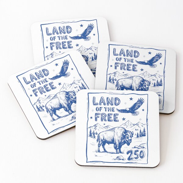 Item preview, Land of The Free 250 Years 4th of July 250th Anniversary designed and sold by gunaone-design.