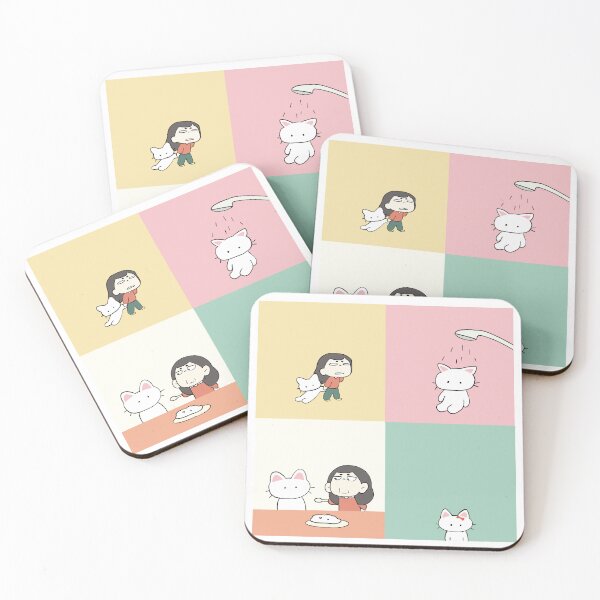 Item preview, cute cat meme pack sticker designed and sold by StickerJas.