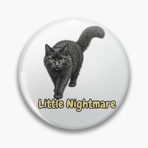 Item preview, Little Nightmare Black Cat Sticker designed and sold by lumar23.