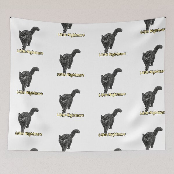 Item preview, Little Nightmare Black Cat Sticker designed and sold by lumar23.