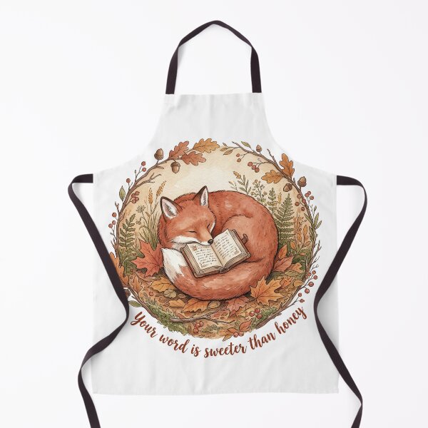 Item preview, Christian Cottagecore Red Fox Bible Tote Bag Psalm 119 Sweeter Than Honey Bible Verse Gift designed and sold by Small & Beloved.