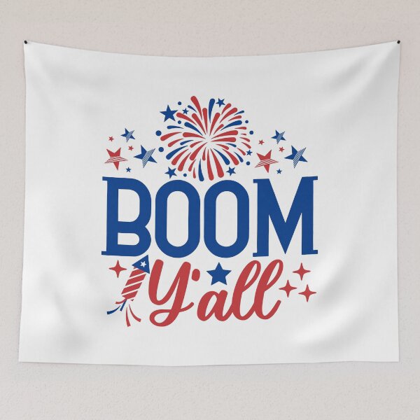 Item preview, Boom Y’all Patriotic 4th of July USA Fireworks designed and sold by gunaone-design.