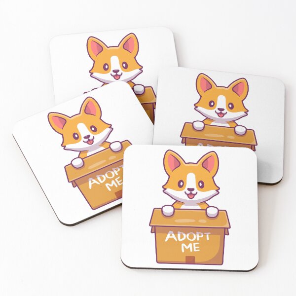 Item preview, Cute Corgi Puppy In Box Adopt Me Cartoon designed and sold by nilkbv.