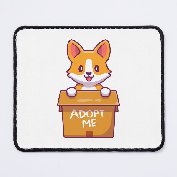 Item preview, Cute Corgi Puppy In Box Adopt Me Cartoon designed and sold by nilkbv.