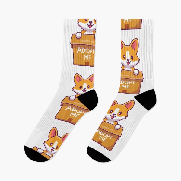 Item preview, Cute Corgi Puppy In Box Adopt Me Cartoon designed and sold by nilkbv.