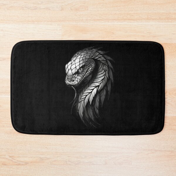 Item preview, Detailed Snake Head Sketch Black White Tattoo Art designed and sold by UrbanPrts.