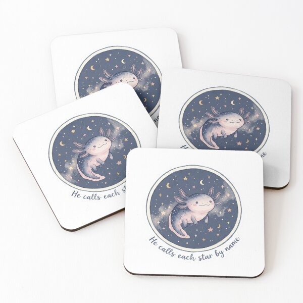 Item preview, Christian Cottagecore Axolotl Stars Tote Bag Isaiah 40 He Calls Each Star by Name Bible Verse designed and sold by Small & Beloved.