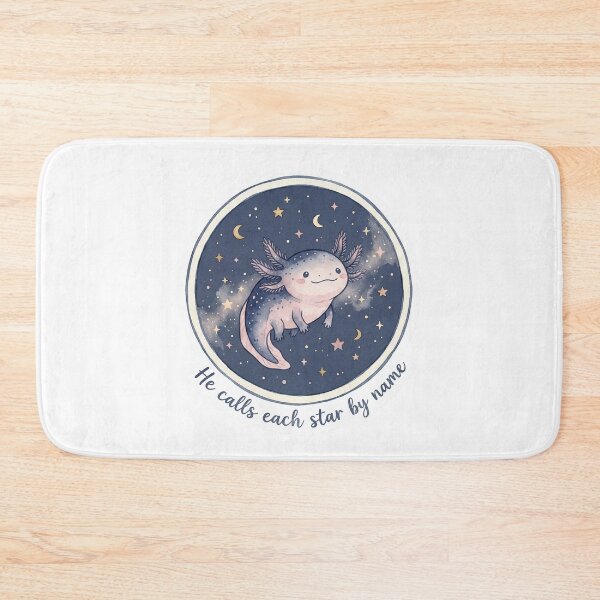 Item preview, Christian Cottagecore Axolotl Stars Tote Bag Isaiah 40 He Calls Each Star by Name Bible Verse designed and sold by Small & Beloved.