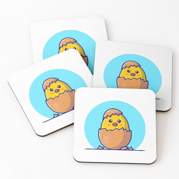 Item preview, Cute Baby Chick Hatching From Egg Cartoon designed and sold by nilkbv.
