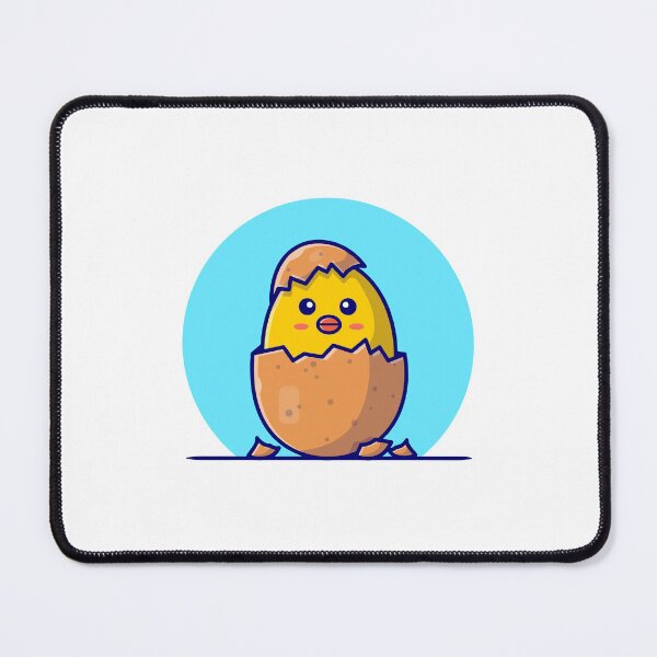 Item preview, Cute Baby Chick Hatching From Egg Cartoon designed and sold by nilkbv.