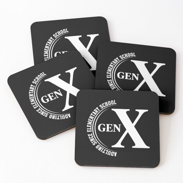 Item preview, Gen X Adulting Since Elementary School designed and sold by gunaone-design.